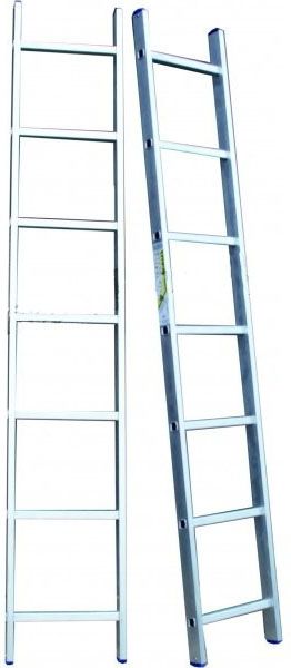 Лестница односекционная "СТАНДАРТ" 1×9, алюминий - фото